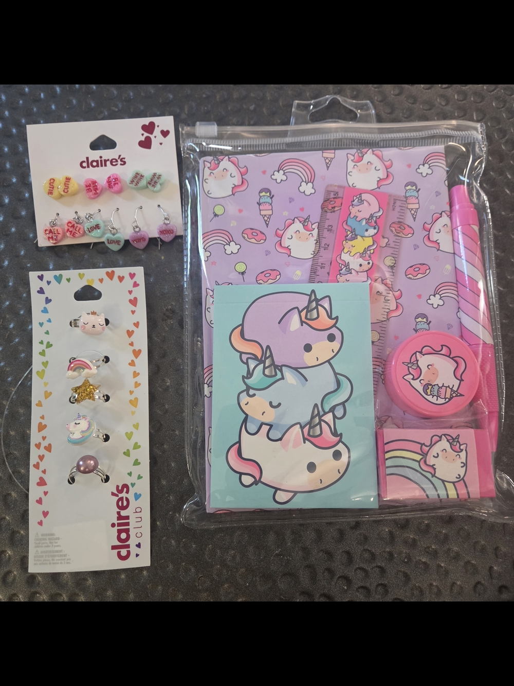 NWT Claire's 3 Piece Bundle